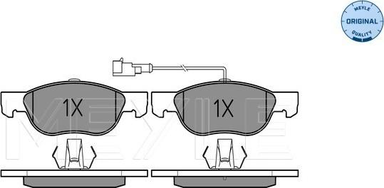 Meyle 025 219 2717/W - Brake Pad Set, disc brake onlydrive.pro