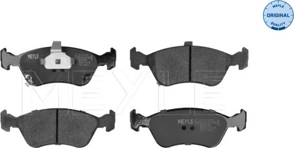 Meyle 025 219 7617/W - Brake Pad Set, disc brake onlydrive.pro