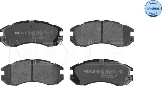 Meyle 025 214 9517/W - Brake Pad Set, disc brake onlydrive.pro