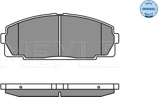 Meyle 025 214 6815 - Brake Pad Set, disc brake onlydrive.pro