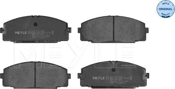 Meyle 025 214 6815 - Brake Pad Set, disc brake onlydrive.pro