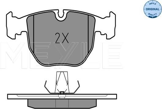 Meyle 025 214 8619 - Brake Pad Set, disc brake onlydrive.pro