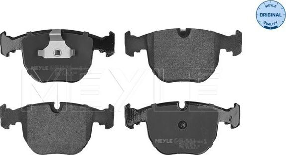 Meyle 025 214 8619 - Brake Pad Set, disc brake onlydrive.pro