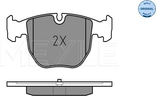 Meyle 025 214 8619 - Brake Pad Set, disc brake onlydrive.pro