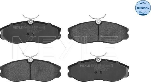 Meyle 025 214 8115 - Brake Pad Set, disc brake onlydrive.pro