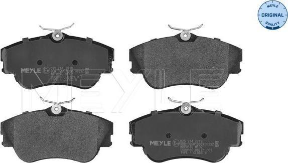 Meyle 025 214 7919 - Brake Pad Set, disc brake onlydrive.pro