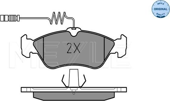 Meyle 025 215 9218 - Brake Pad Set, disc brake onlydrive.pro