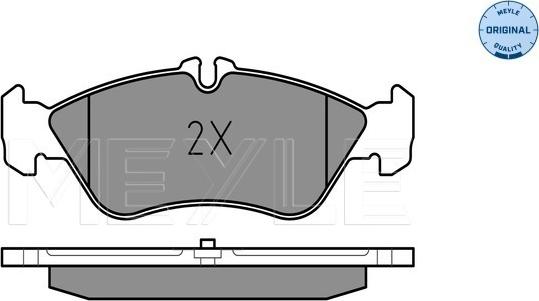 Meyle 025 215 9218 - Brake Pad Set, disc brake onlydrive.pro