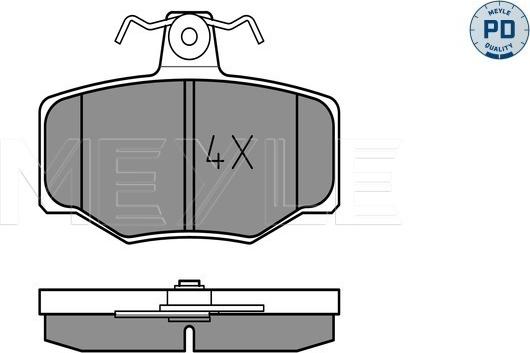 Meyle 025 215 4515/PD - Brake Pad Set, disc brake onlydrive.pro