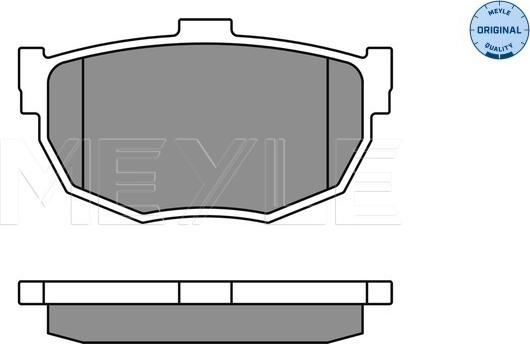 Meyle 025 215 5314/W - Brake Pad Set, disc brake onlydrive.pro