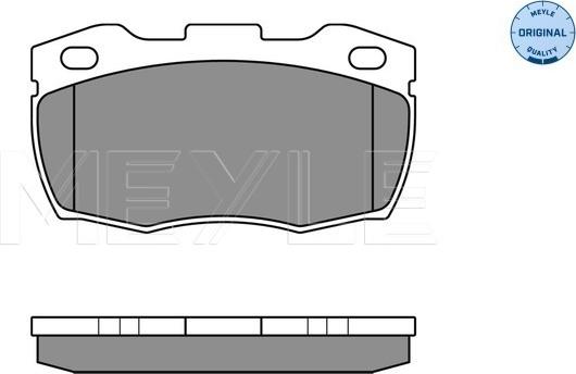 Meyle 025 215 1918 - Brake Pad Set, disc brake onlydrive.pro