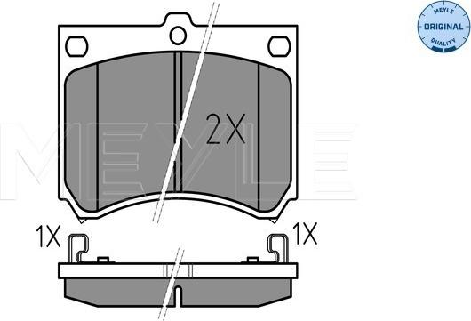 Meyle 025 215 3915 - Brake Pad Set, disc brake onlydrive.pro