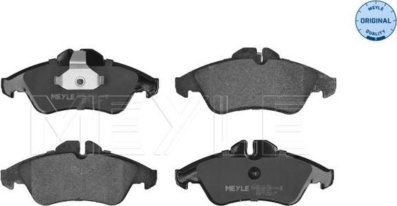 Meyle 025 215 7620 - Brake Pad Set, disc brake onlydrive.pro