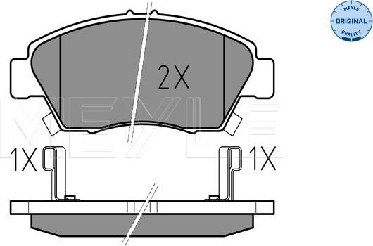 Meyle 025 216 9416/W - Piduriklotsi komplekt,ketaspidur onlydrive.pro