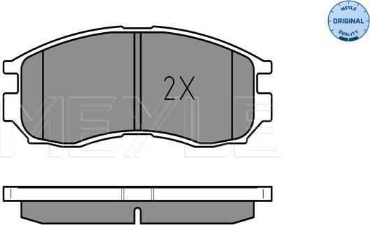 Meyle 025 216 4716/W - Brake Pad Set, disc brake onlydrive.pro