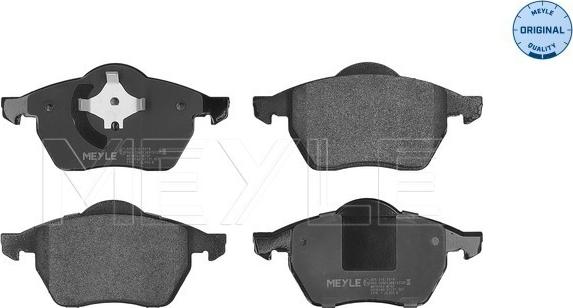 Meyle 025 216 2419 - Brake Pad Set, disc brake onlydrive.pro