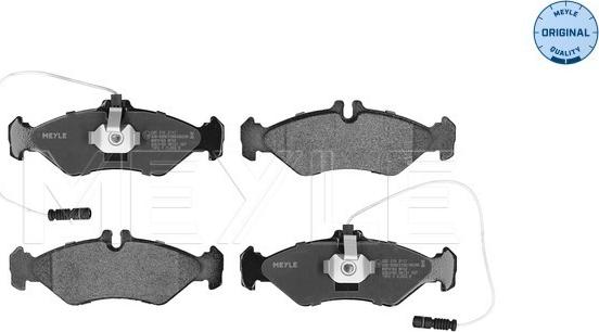 Meyle 025 216 2117 - Brake Pad Set, disc brake onlydrive.pro