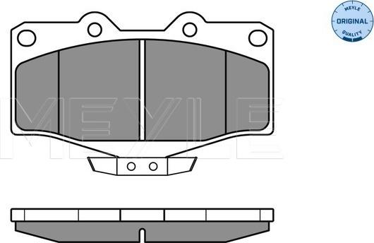 Meyle 025 216 7915/W - Brake Pad Set, disc brake onlydrive.pro