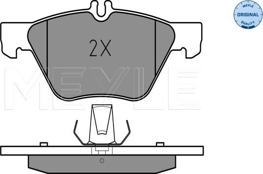 Meyle 025 216 7020 - Тормозные колодки, дисковые, комплект onlydrive.pro