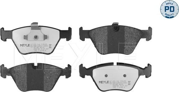 Meyle 025 216 7720/PD - Brake Pad Set, disc brake onlydrive.pro