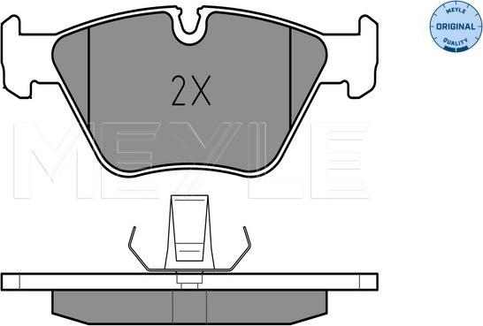 Meyle 025 216 7720 - Тормозные колодки, дисковые, комплект onlydrive.pro