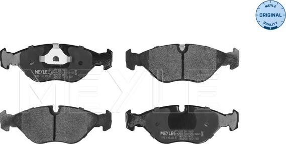 Meyle 025 211 5419 - Brake Pad Set, disc brake onlydrive.pro