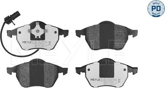 Meyle 025 218 4919/PD - Brake Pad Set, disc brake onlydrive.pro