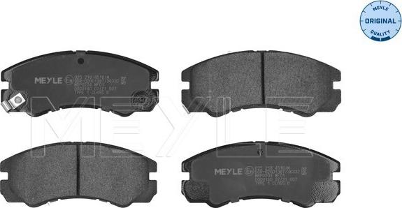 Meyle 025 218 4516/W - Brake Pad Set, disc brake onlydrive.pro