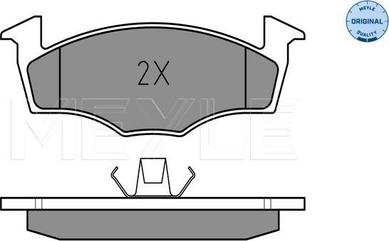 Meyle 025 218 6617 - Тормозные колодки, дисковые, комплект onlydrive.pro