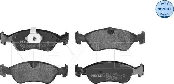 Meyle 025 218 6217 - Brake Pad Set, disc brake onlydrive.pro