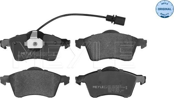 Meyle 025 218 8519/W - Brake Pad Set, disc brake onlydrive.pro