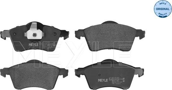 Meyle 025 218 8319 - Brake Pad Set, disc brake onlydrive.pro