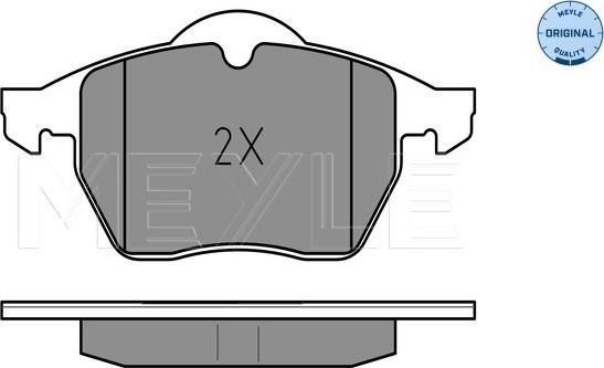 Meyle 025 218 2919 - Brake Pad Set, disc brake onlydrive.pro