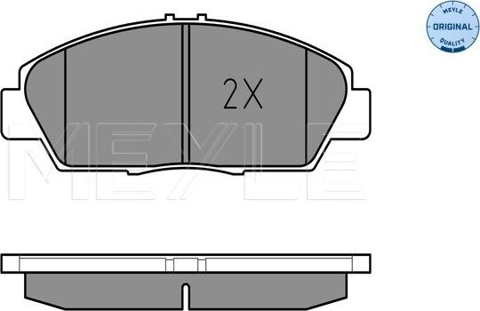 Meyle 025 218 7918/W - Brake Pad Set, disc brake onlydrive.pro