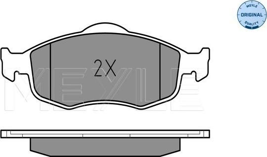 Meyle 025 213 9418 - Brake Pad Set, disc brake onlydrive.pro