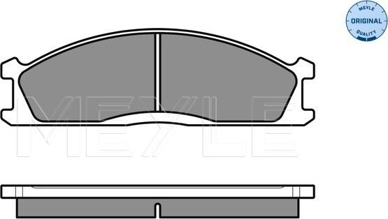 Meyle 025 213 4717 - Brake Pad Set, disc brake onlydrive.pro