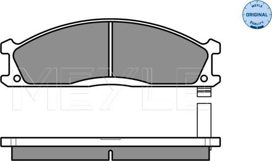 Meyle 025 213 4717 - Brake Pad Set, disc brake onlydrive.pro