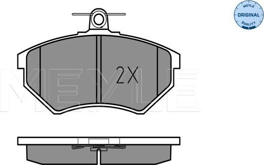 Meyle 025 213 6619/W - Brake Pad Set, disc brake onlydrive.pro