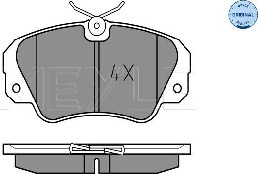 Meyle 025 213 6819 - Brake Pad Set, disc brake onlydrive.pro