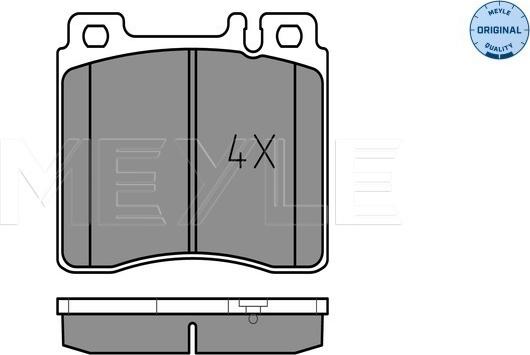 Meyle 025 213 0318 - Brake Pad Set, disc brake onlydrive.pro