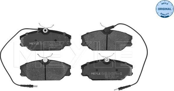 Meyle 025 213 8818/W - Brake Pad Set, disc brake onlydrive.pro