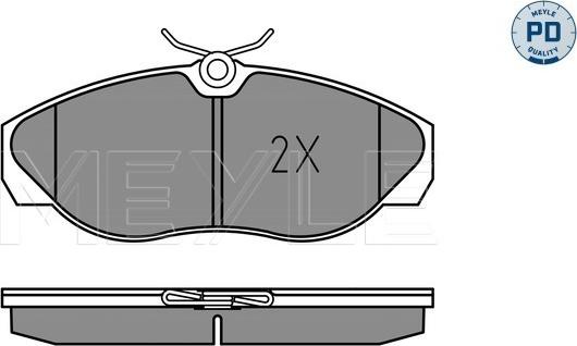 Meyle 025 217 9719/PD - Brake Pad Set, disc brake onlydrive.pro