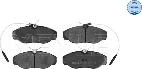 Meyle 025 217 9719/W - Brake Pad Set, disc brake onlydrive.pro