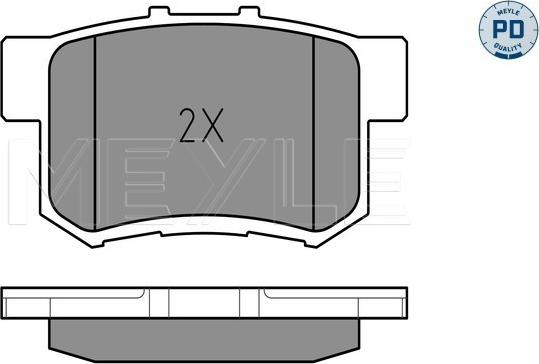 Meyle 025 217 1914/PD - Brake Pad Set, disc brake onlydrive.pro