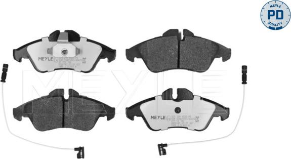 Meyle 025 239 9020/PD - Brake Pad Set, disc brake onlydrive.pro