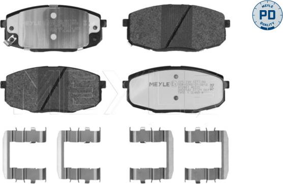 Meyle 025 239 6617/PD - Brake Pad Set, disc brake onlydrive.pro