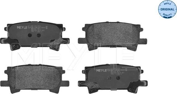 Meyle 025 239 6715 - Brake Pad Set, disc brake onlydrive.pro