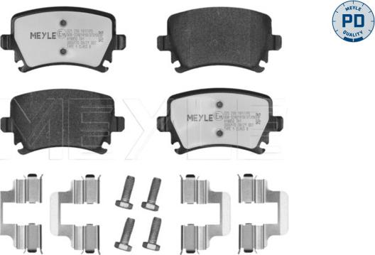 Meyle 025 239 1417/PD - Brake Pad Set, disc brake onlydrive.pro