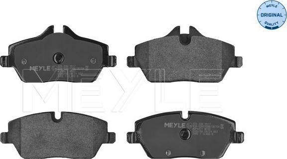 Meyle 025 239 1517 - Brake Pad Set, disc brake onlydrive.pro