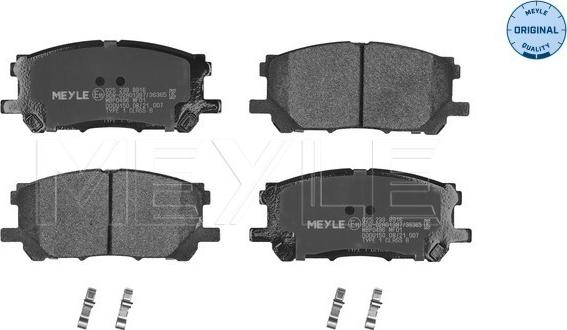 Meyle 025 239 8916 - Brake Pad Set, disc brake onlydrive.pro